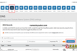 NameSilo配置Cloudflare域名解析教程